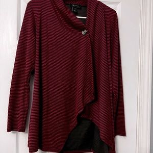 Womens AB Studio cross over front cardigan